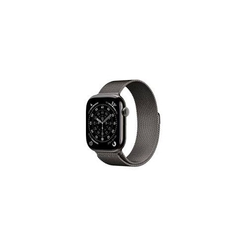 APPLE WATCH SERIES 11 GPS + CELLULAR 46MM SLATE TITANIUM CASE WITH SLATE MILANESE LOOP M/L MFD