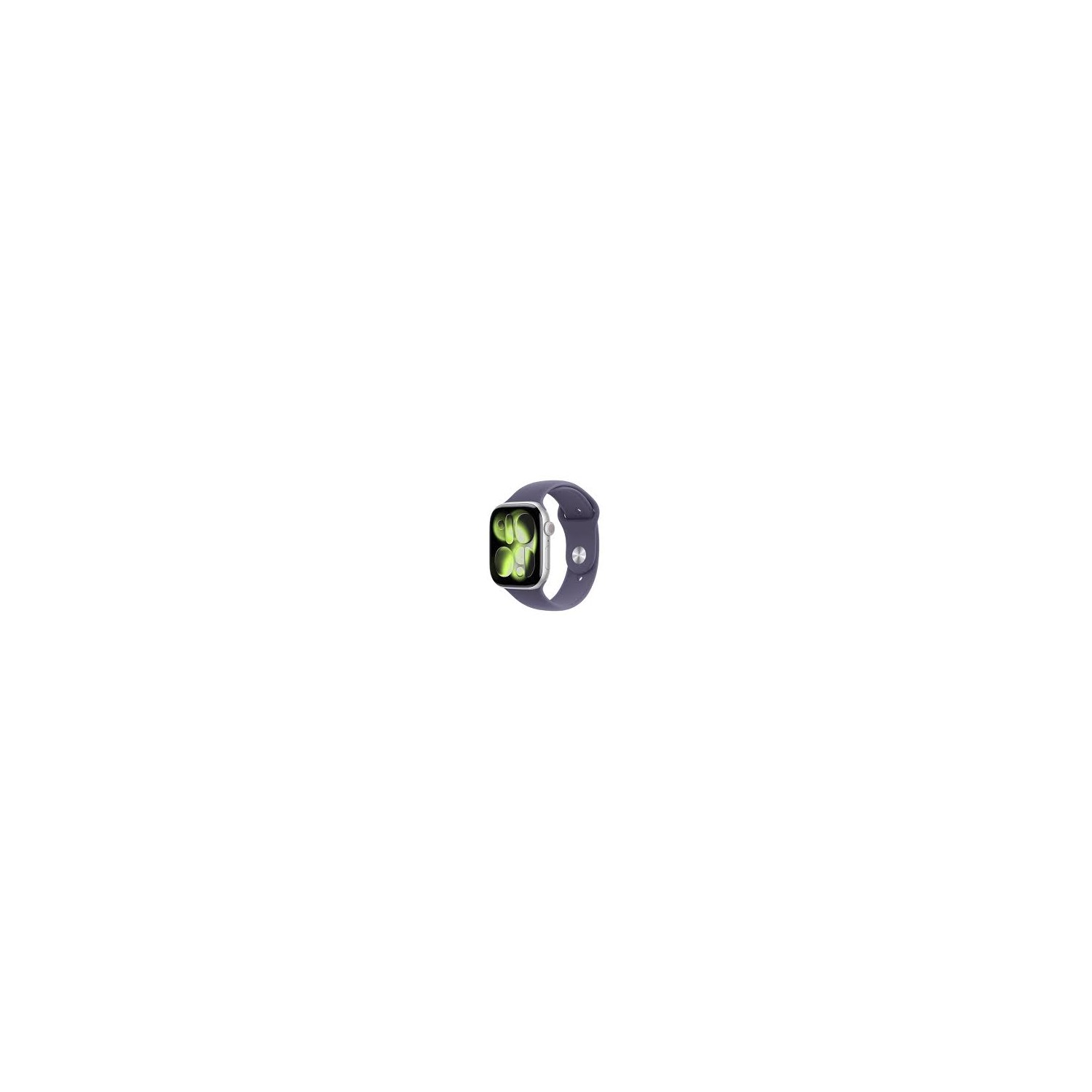 Vendita online SMARTWATCH APPLE WATCH SERIES 11 GPS + CELLULAR 46MM SILVER ALUMINIUN CASE WITH PURPLE FOG SPORT BAND M/L costo  460,10 €  spedizione in 24h-48h pagmamento PayPal Contrassegno